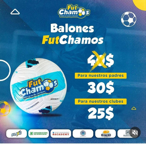 Balón De Futbol Número 4 Y 5 Futchamos