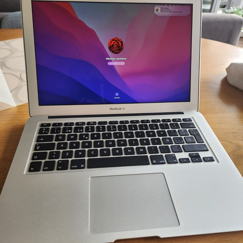 Macbook Air A1466 Plata 13.3 , Intel Core I5 8gb 128gb