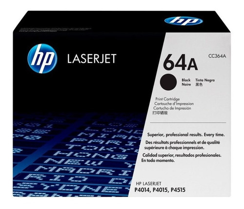 Toner Hp Cc364a 64a 64 Negro P4014 - P4015 Original 