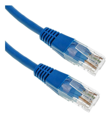 Cable De Red Cat 5e Utp Patch Soho 5 Mts Azul Intellinet