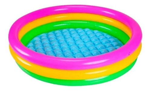 Piscina inflable para niños de 65 litros, 65 x 40 cm, de colores
