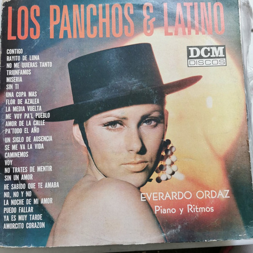Disco Lp:everardo Ordaz- Los Panchos & Latino