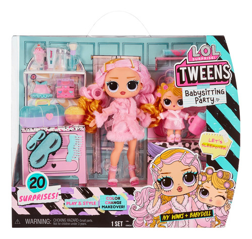 Set De Lol Fiesta Sorpresa Niñera Ivy Winks Badydoll 580478