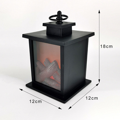 2 Linterna De Chimenea Led Sin Llama, Lámpara De Armario