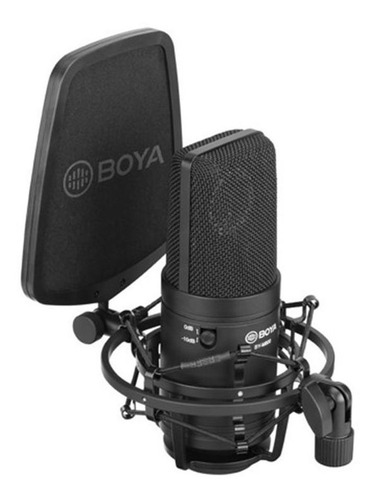 Imagen 3 de 3 de Micrófono Boya BY-M800 condensador cardioide negro