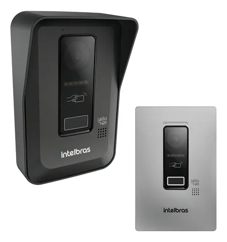 Módulo externo WiFi Intelbras Allo Wt7 para videoportero, color negro