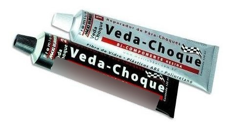 Imagem 1 de 5 de Veda Choque 150gr Cola Para Plásticos Maxirubber