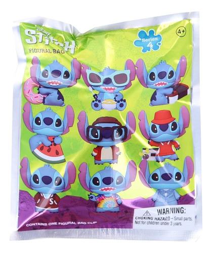 Llavero 3d Sorpresa - Stitch - Lilo & Stitch - Monogram