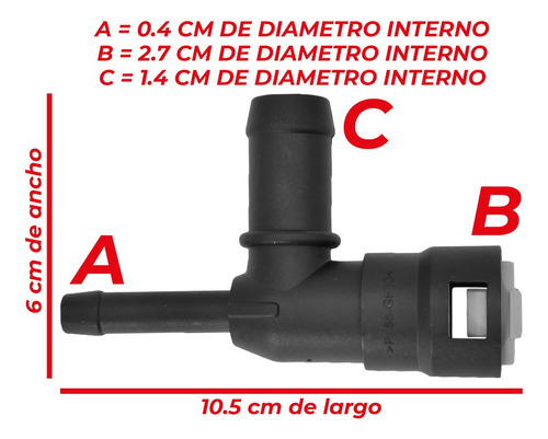 Conector Manguera Calefacción P/ford F-250 Y F-350 11-14