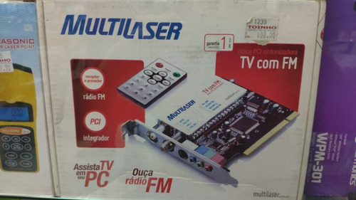 Placa Captura Sintonizadora Com Fm E Tv