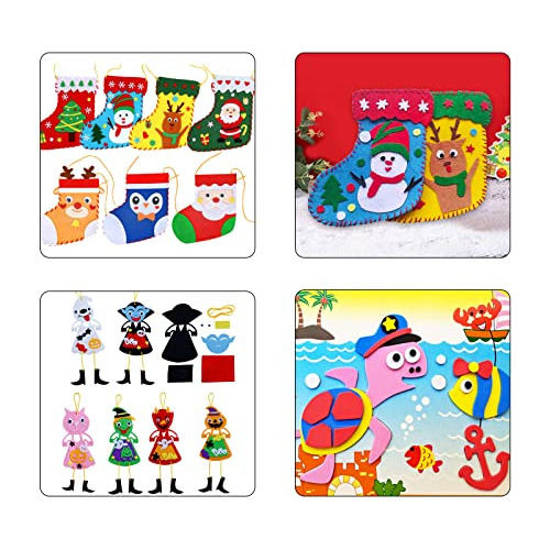 Jtnohx Hojas De Fieltro Suave, Fieltro Para Manualidades De
