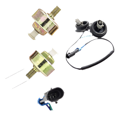 2 Knock Sensor Con Sistema Del Arnés Par Kit Para Chevy Gmc 