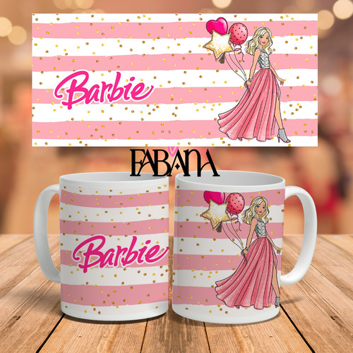 Taza Sublimada Diseño Barbie Modelo 7