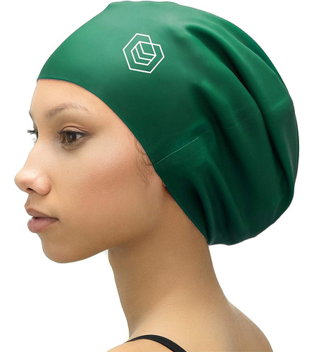 Gorro Para Natación Soul Cap Verde, Talle L, Silicona