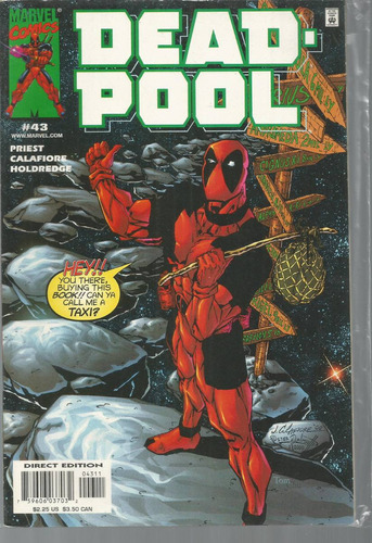 Deadpool N° 43 - Em Inglês - Editora Marvel - Formato 17 X 25,5 - Capa Mole - Bonellihq Cx446 H23