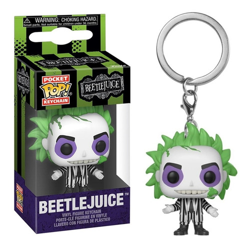 Chaveiro Pop! Funko Beetlejuice | Os Fantasmas Se Divertem