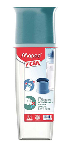 Botella Plástica Maped Picnik 500 Ml Anti Derrame Goteo