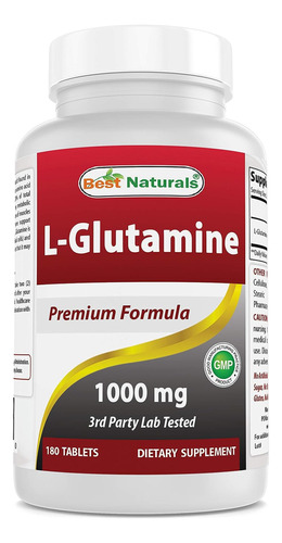 L-glutamina L-glutamine  1000 Mg 180 Tabletas
