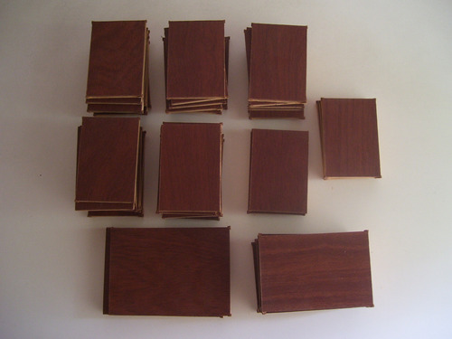 57 Recortes Melamina Cedro Madera Terciada Para Artesanias (Usado)