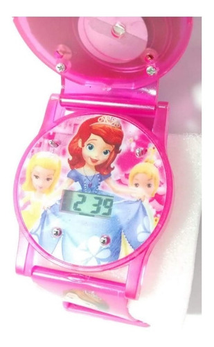 Relógio Infantil Princesinhas Disney Led Musiquinha Barato