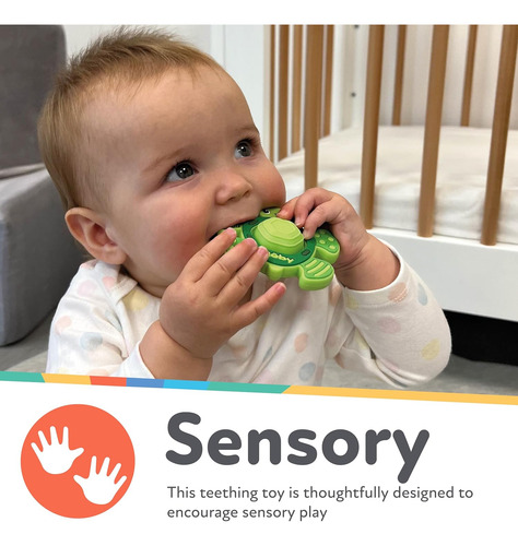 Nuby Teethe N' Pop Sensory Play Teether - Mordedor...