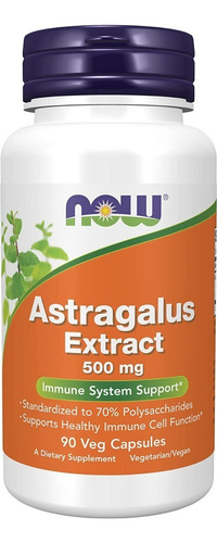 Astragalus Extract, Extracto Astrágalo 500mg 90ca, Now