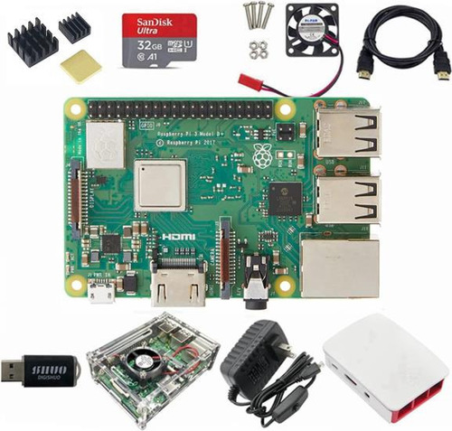 Digishuo 9 En 1 Kit De Inicio Completo Raspberry Pi 3 Modelo