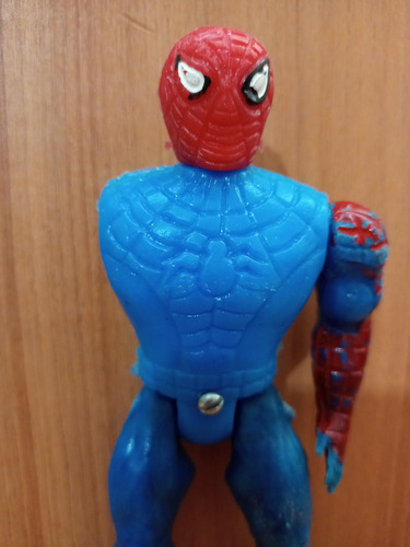 Figura Spiderman Bootleg Vintage Cuerpo Leon-o Thundercats (Usado)