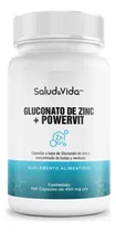 Comprar Gluconato de Zinc 20 mg de Zinc Elemental - Uno al día - 100 Cápsulas - S&V - Sin Gluten y Sin OMG.