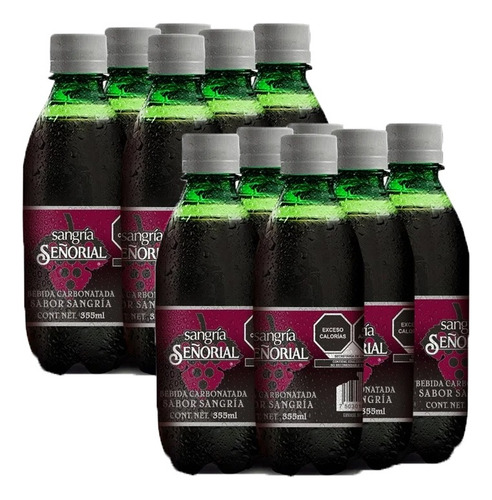Refresco Sangría Señorial Pack 12 Piezas 355ml