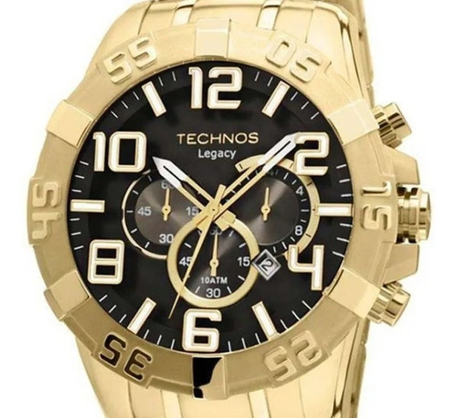 Relógio Technos Dourado Masculino Classic Legacy Os20im/4p