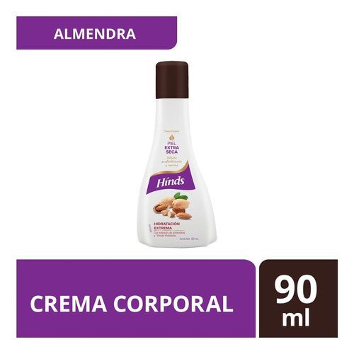 Crema Corporal Hinds Hidratación Extrema Almendras 90ml