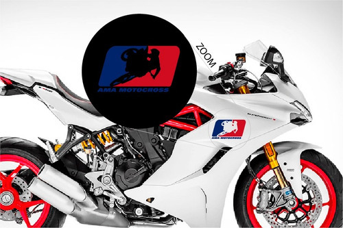 Ama Motocross Supermoto Vinilo Sticker Calco Decoración