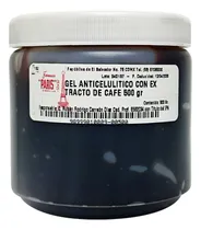 Comprar Gel Anticelulitico Con Extracto De Cafe 500gr Farmacia Paris