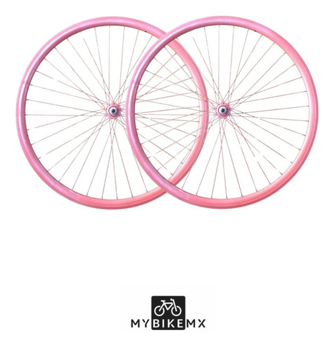 Rines Mybikemx Aerodinámicos Rosa Perlado 36 Agujeros