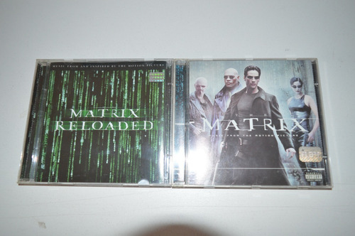 Matrix 1 E 2 - Cds Da Trilha Sonora Dos Filme Da Série