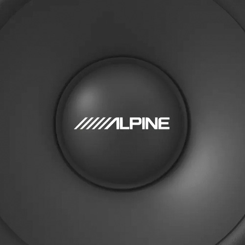 Kit De Bocinas Alpine 6.5 El-e65c Altavoces Coaxiales 2 Vías Color Negro