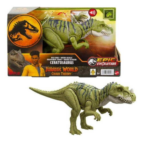 Jurassic World Chaos Theory Ceratosaurus Con Sonidos