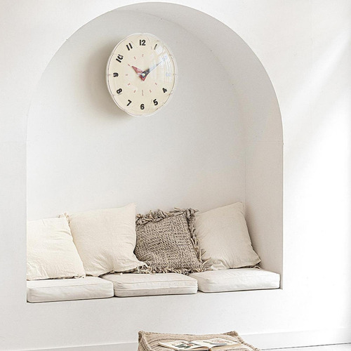 Reloj De Pared Decorativo, Reloj De Mesa, Moderno, Beige