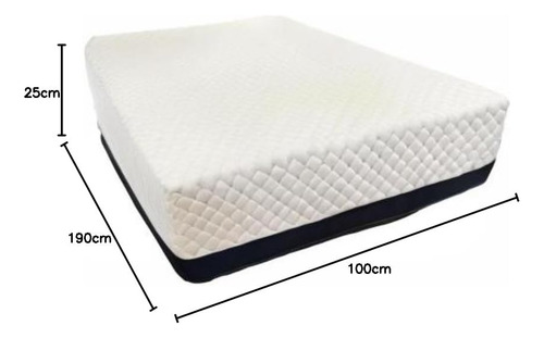 Colchón Individual Memory Foam Mejora Tu Descanso 25 Cm Gros