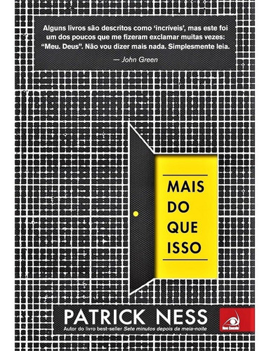 Mais Do Que Isso: Não Aplica, De Patrick Ness. Série Não Aplica, Vol. Não Aplica. Editora Novo Conceito, Capa Mole, Edição Brochura Em Português, 2017