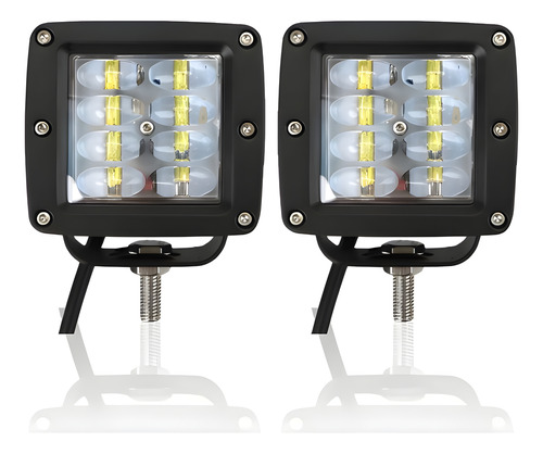 Focos Neblineros Led 40w 9d Fijo/estrobo 12v/24v Auto 4x4