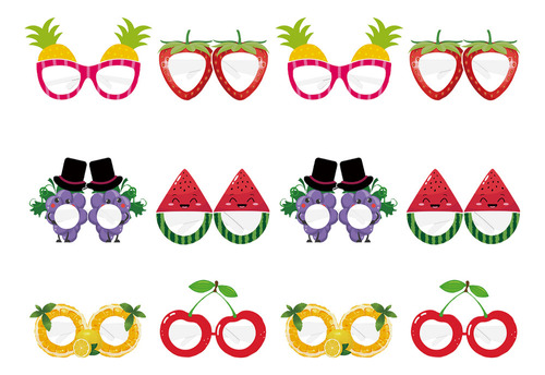 Lentes De Papel Lentes De Papel Con Forma De Fruta