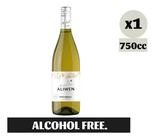 Vino Sin Alcohol Undurraga Aliwen Free Chardonnay 750cc
