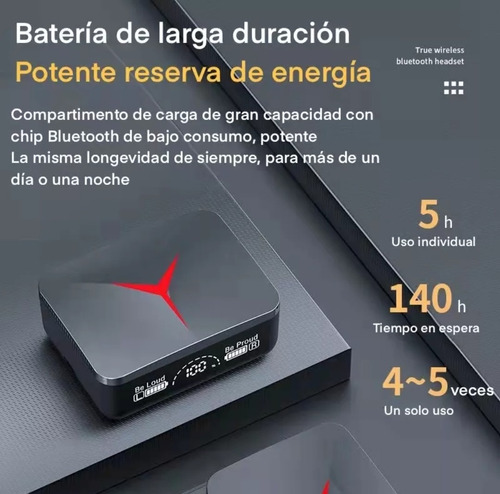Audífonos In-ear Inalámbricos M90 Pro Con Luz Led Rgb