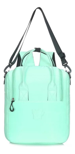 Mochila Bolso Matero Trendy Termo Mate 16465 Celeste