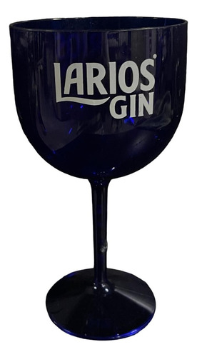 12 Taças Acrilico Gin Lários Azul 550ml