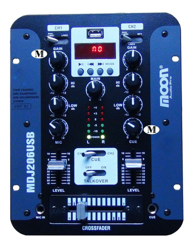 Preamplificador De Phono Magnetica P/ 2 Bandejas Con Usb