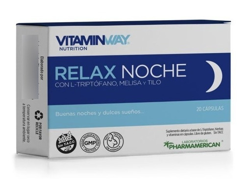 Relax Valeriana Dormir Bien Sueño Reparador Stres Comprimido