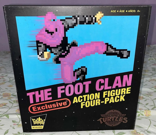 4 Pack Tortugas Ninja Foot Clan 13 Cm 31 Articu + Accesorios